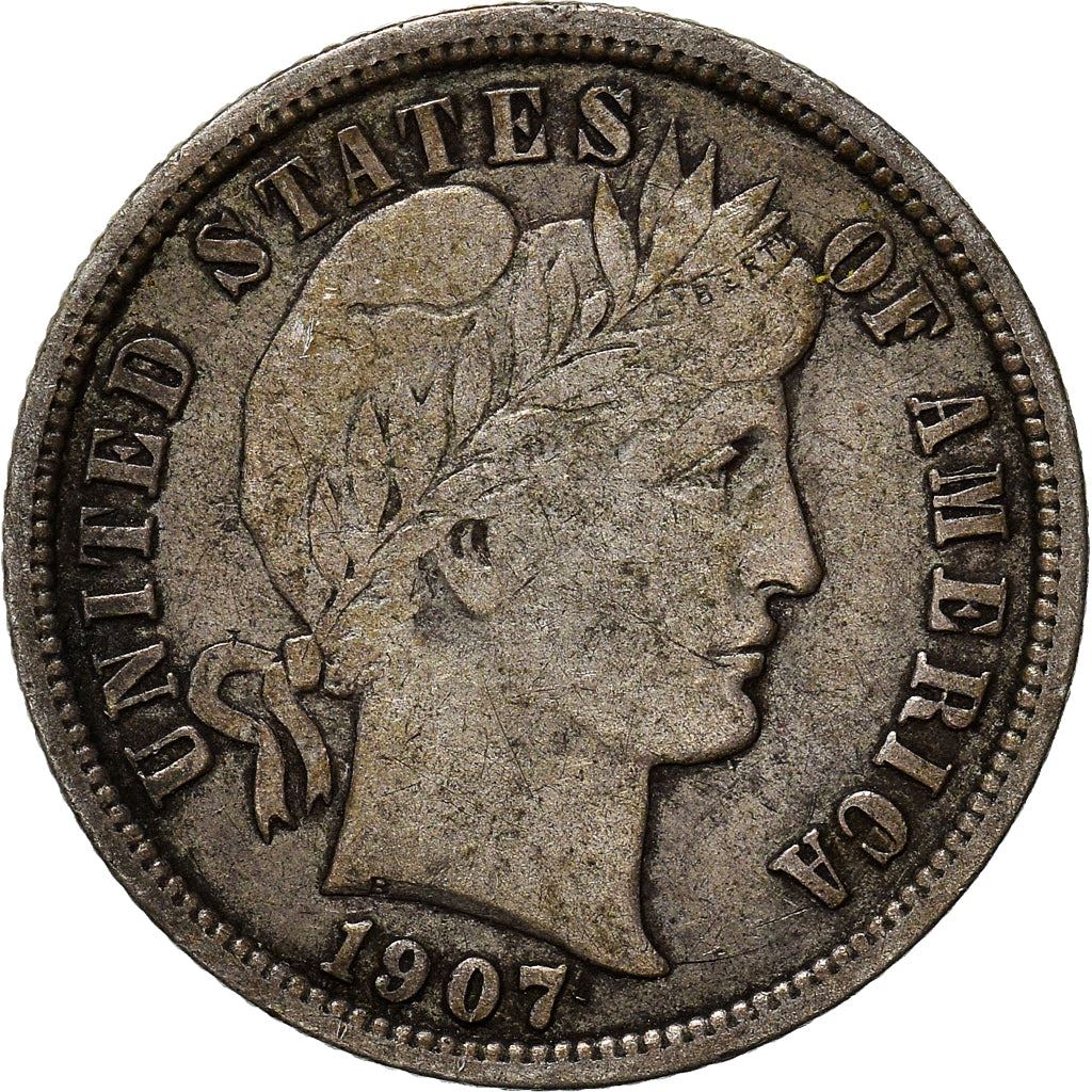 United States | 1 Dime Coin | Barber Dime | KM:113 | 1892 - 1916