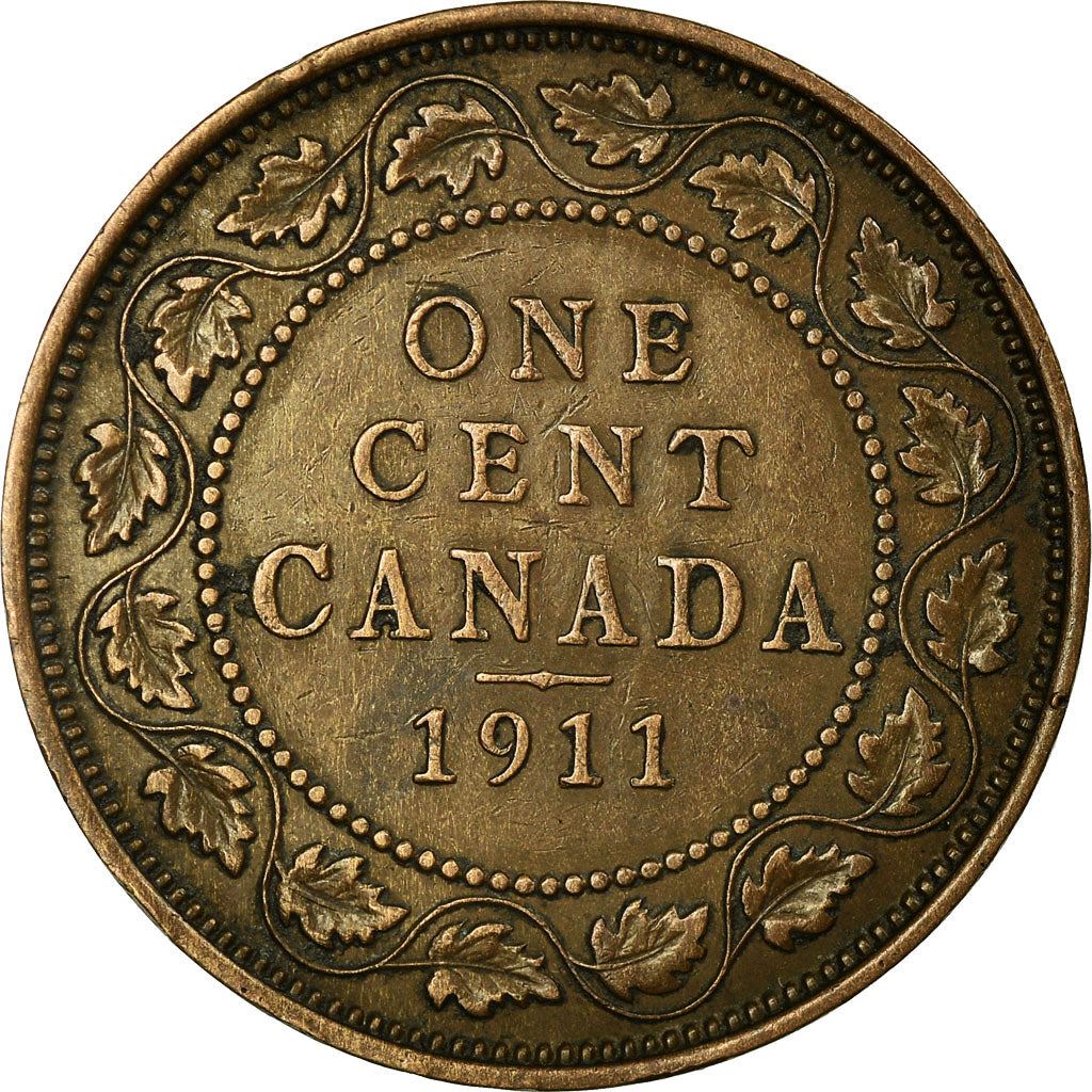Canada | 1 Cent Coin | Bronze | KM:15 | 1911