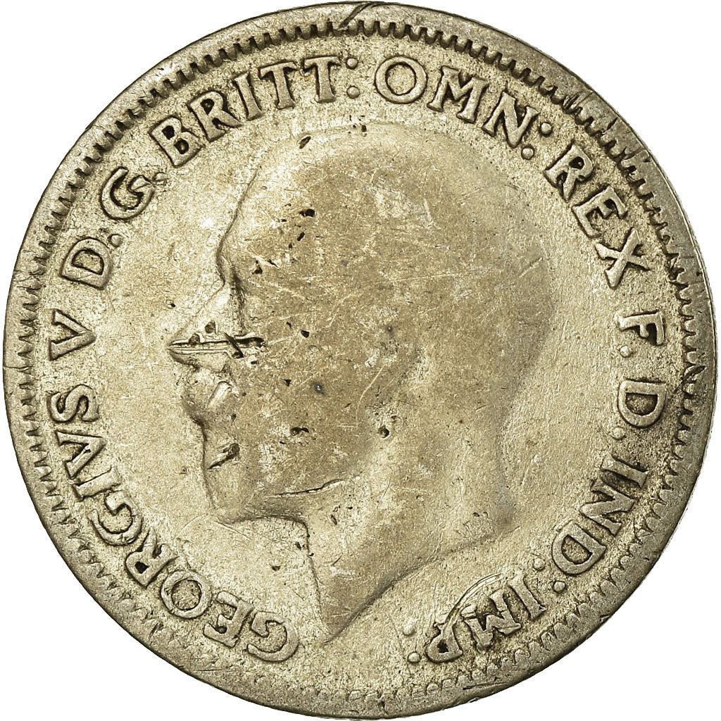 United Kingdom | 6 Pence Coin | George V | KM:832 | 1927 - 1936