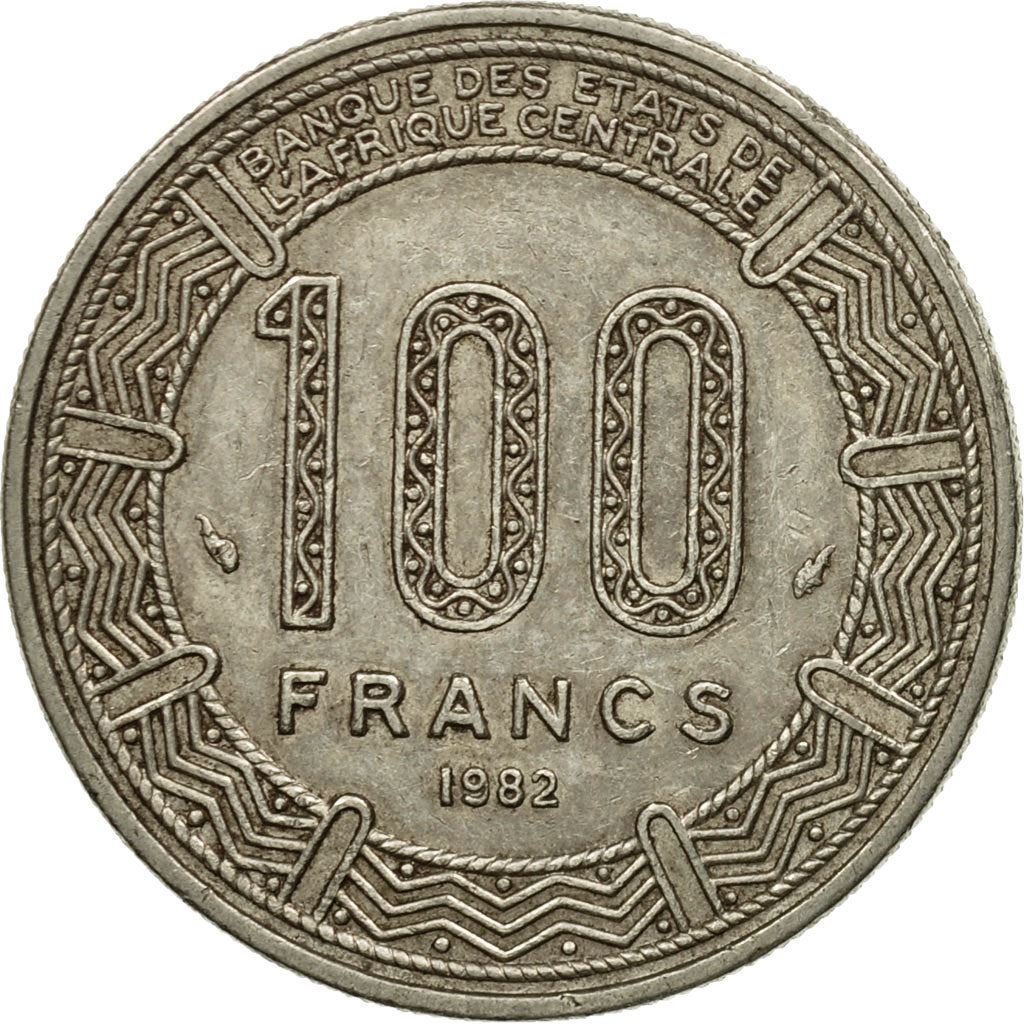 Gabon | 100 Francs Coin | Giant Eland | Km:13 | 1975 - 1985