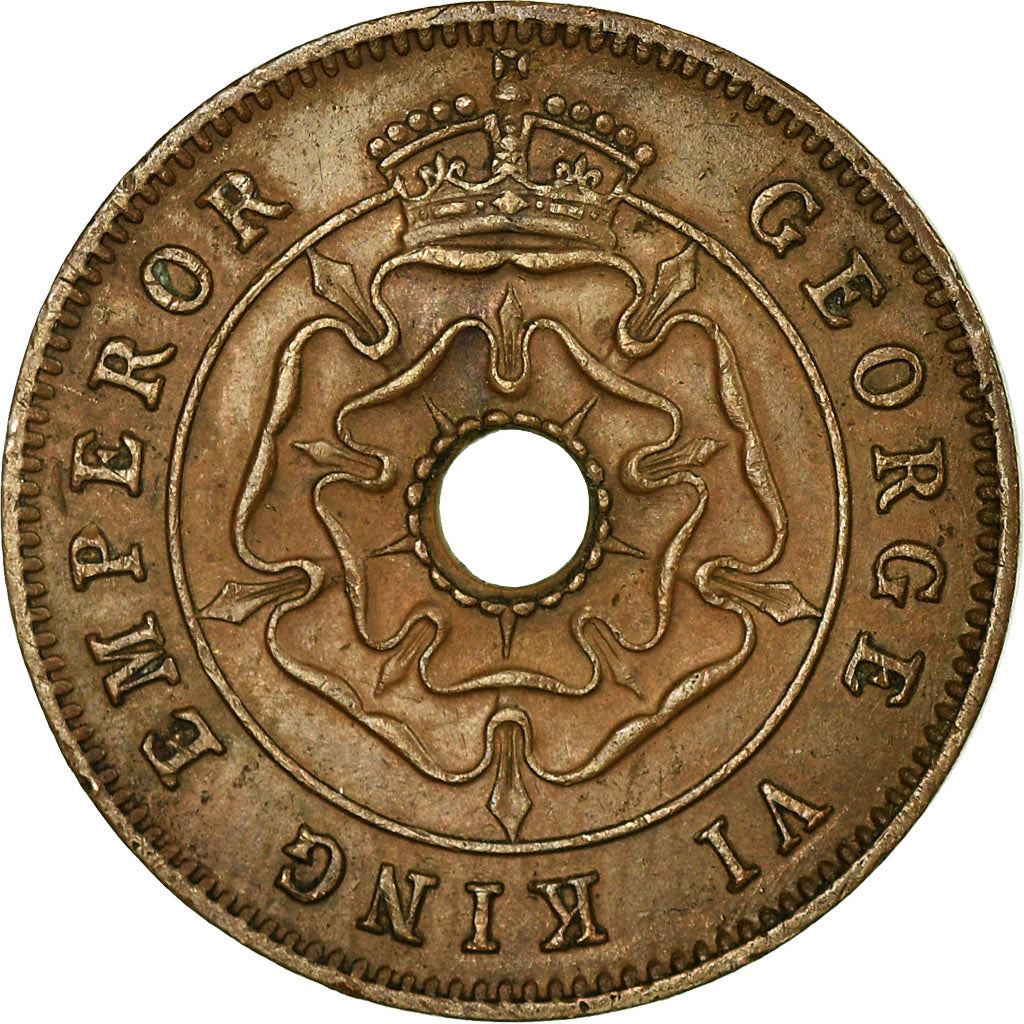 Southern Rhodesia | 1/2 Penny Coin | Crowned Flower | KM:14a | 1942 - 1944
