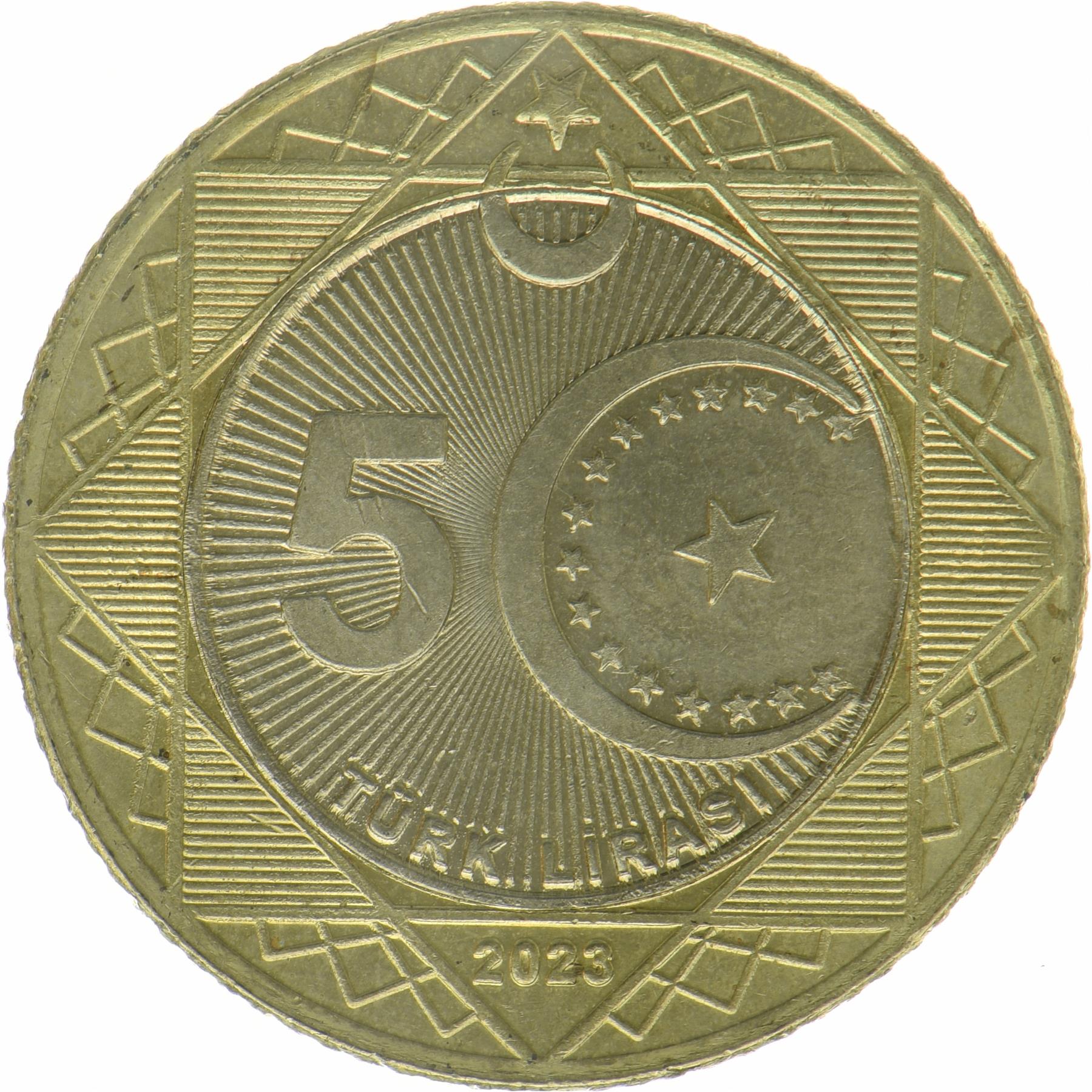 Tyrkiet | 5 Lira Mønt | Mustafa Kemal Atatürk | 2023