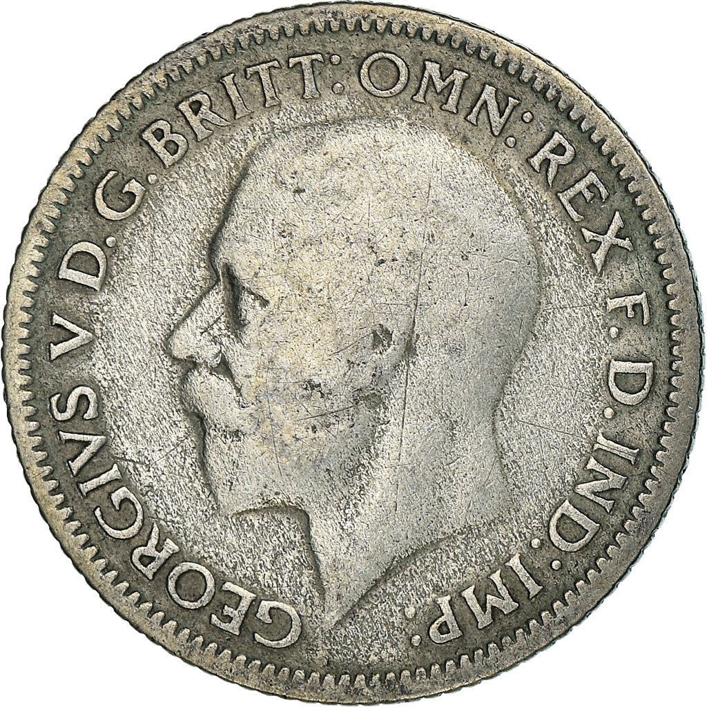 United Kingdom | 6 Pence Coin | George V | KM:832 | 1927 - 1936