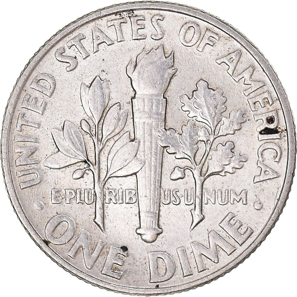 アメリカ合衆国 | 1ダイム硬貨 | フランクリン・D・ルーズベルト | KM:195 | 1946年 - 1964年