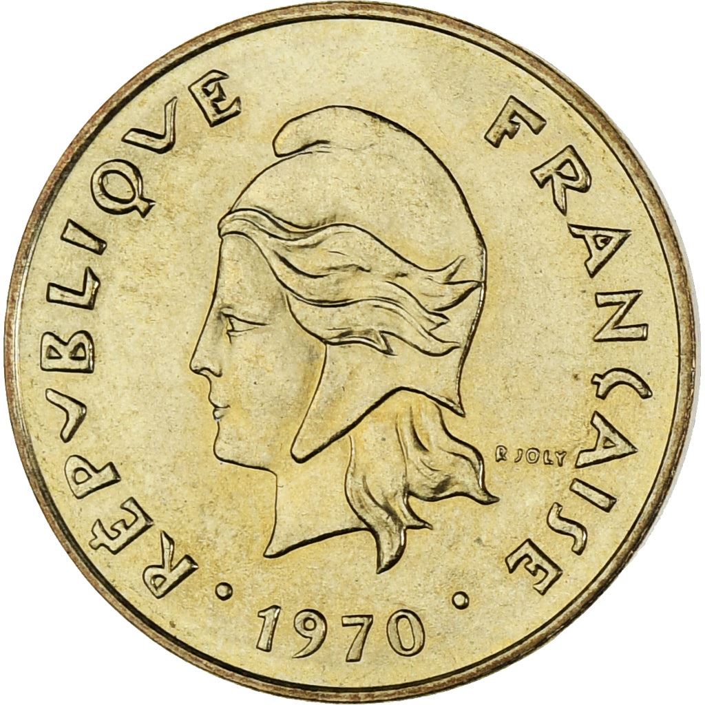 New Hebrides | 5 Francs Coin | Marianne | Frigate Bird | Km:6.1 | 1970