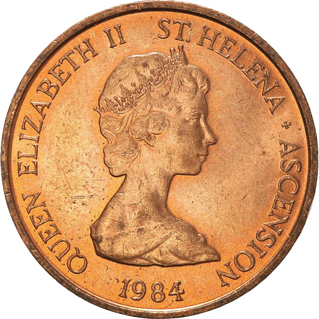 Sant'Elena e Ascensione | Moneta da 1 Penny | Elisabetta II | Tonno | Km:1 | 1984
