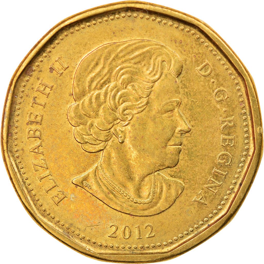 Canada | 1 Dollar Coin | Brass plated steel | 4th portrait | KM:1255 | 2012-2022