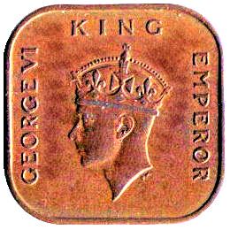 Malaya | 1 Cent Coin | George VI | KM:2 | 1939 - 1941