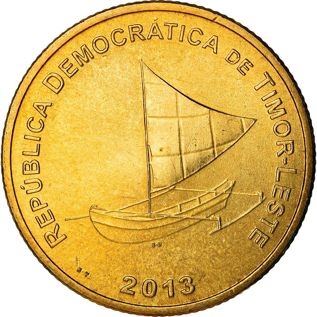 Timor-Leste | 25 Centavos Coin | Traditional boat | Km:4 | 2003 - 2017