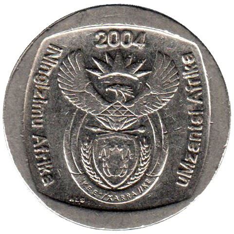 South Africa 1 Rand iNingizimu Afrika - uMzantsi Afrika Coin KM333 2004 - 2016