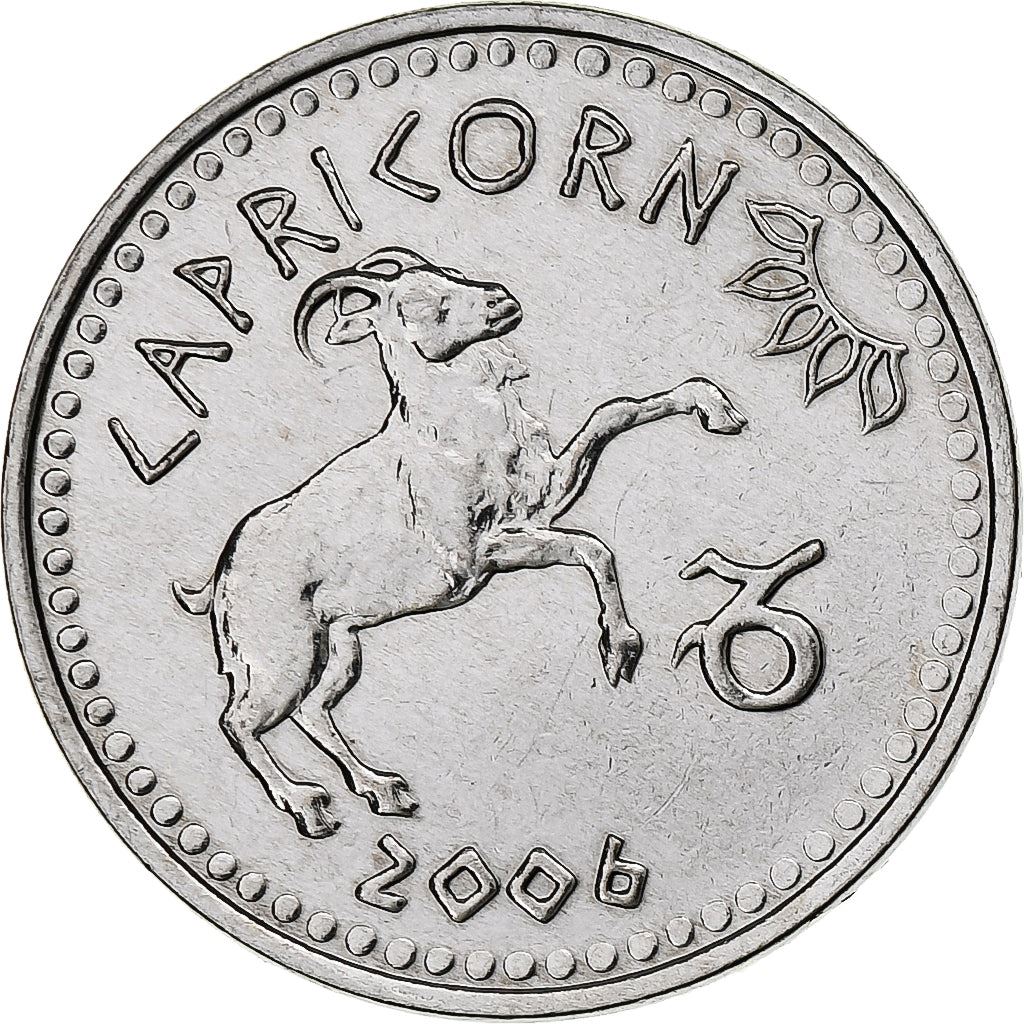 Somaliland | 10 Shillings Coin | Capricorn | Stainless steel | KM:18 | 2006