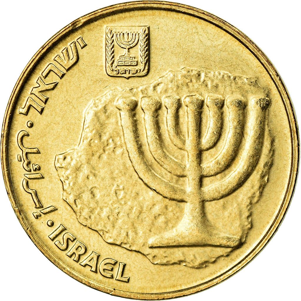 Israel 10 Agorot Coin KM158 1984 - 2017