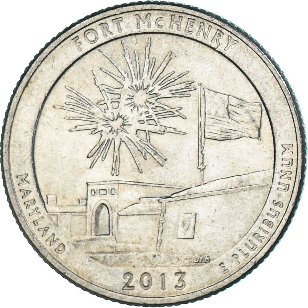 United States | 1/4 Dollar Coin | Fort McHenry | KM:545 | 2013