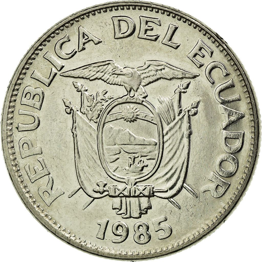 Ecuador | 50 Centavos Coin | Nickel plated steel | KM:87 | 1985
