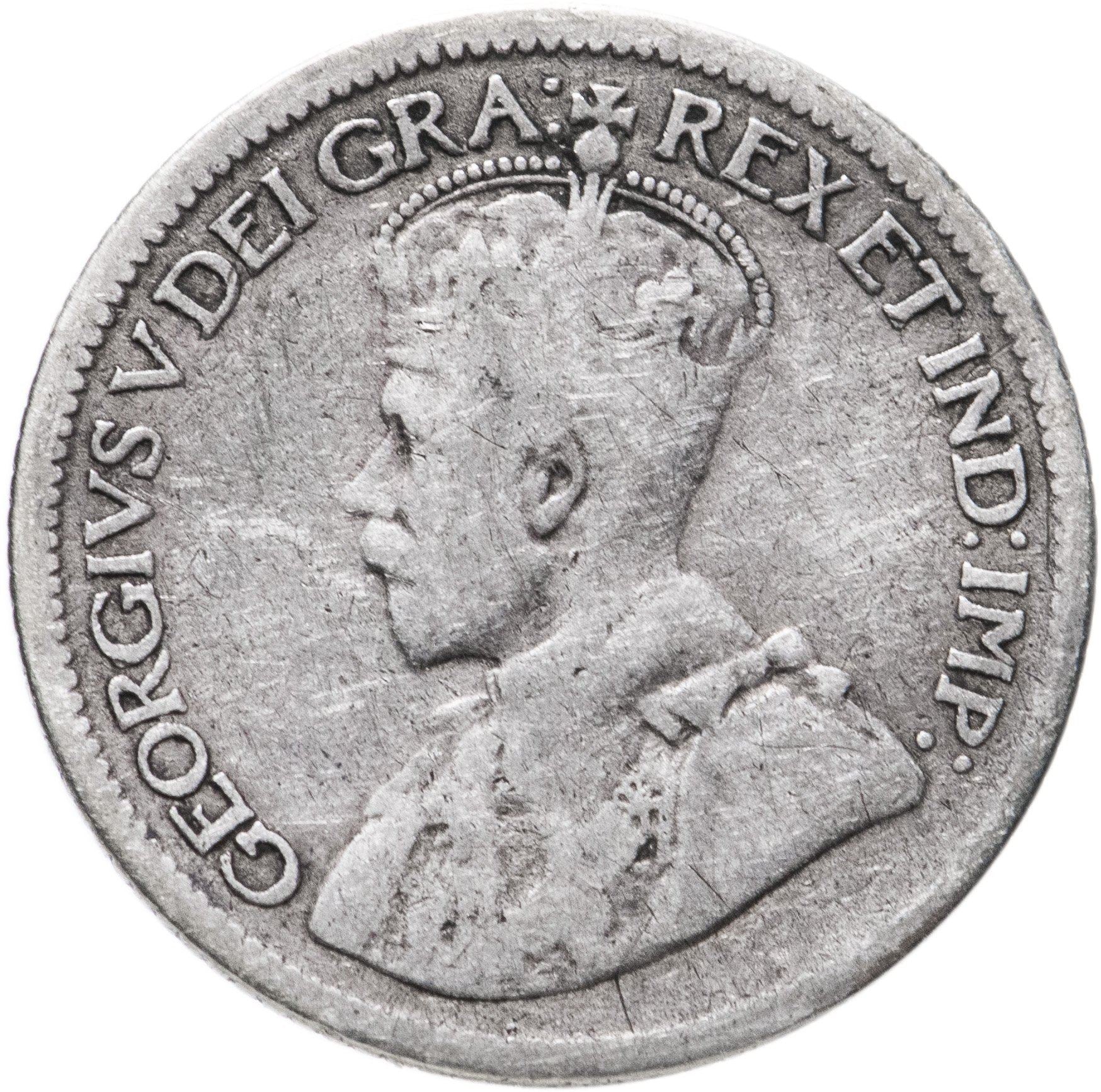 Canada 10 Cents Coin | King George V | KM23a | 1920 - 1936