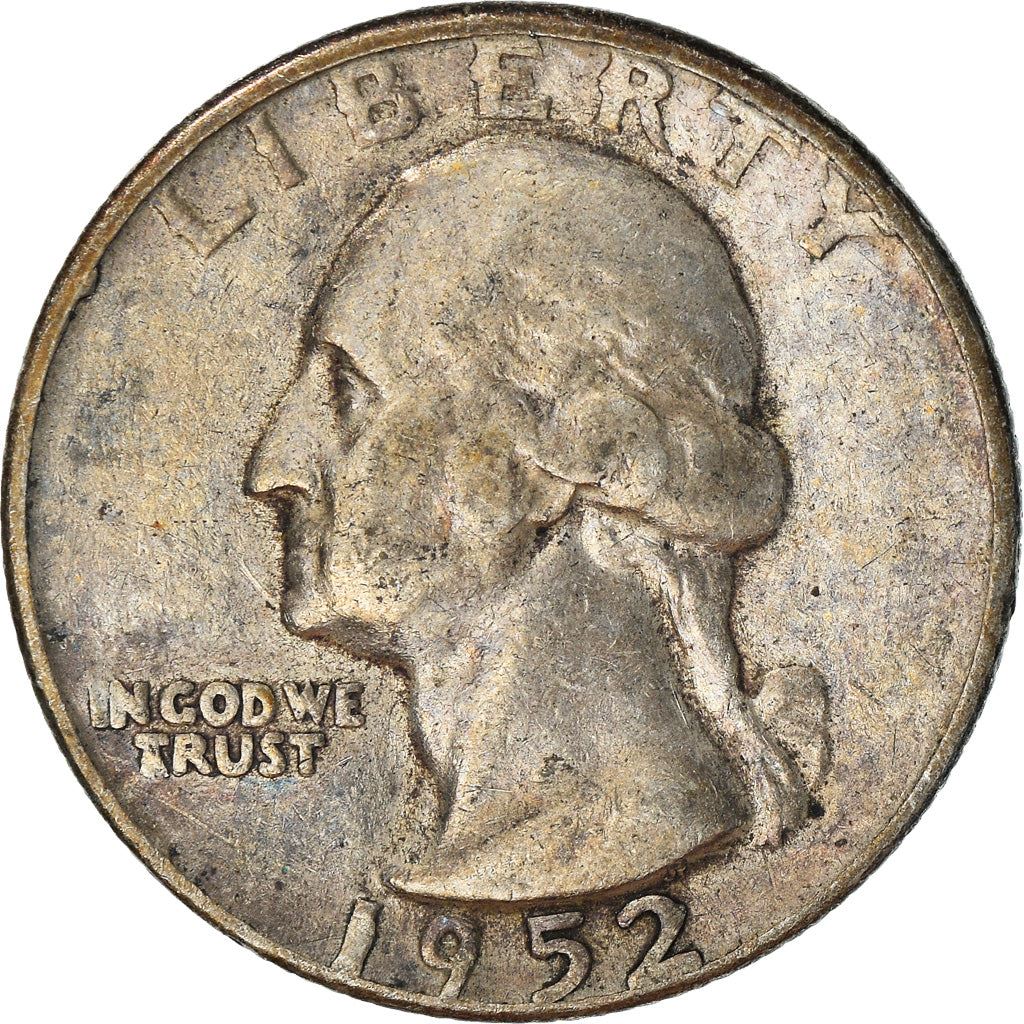 アメリカ合衆国 | 1/4ドル硬貨 | ジョージ・ワシントン | KM:164 | 1932年 - 1964年