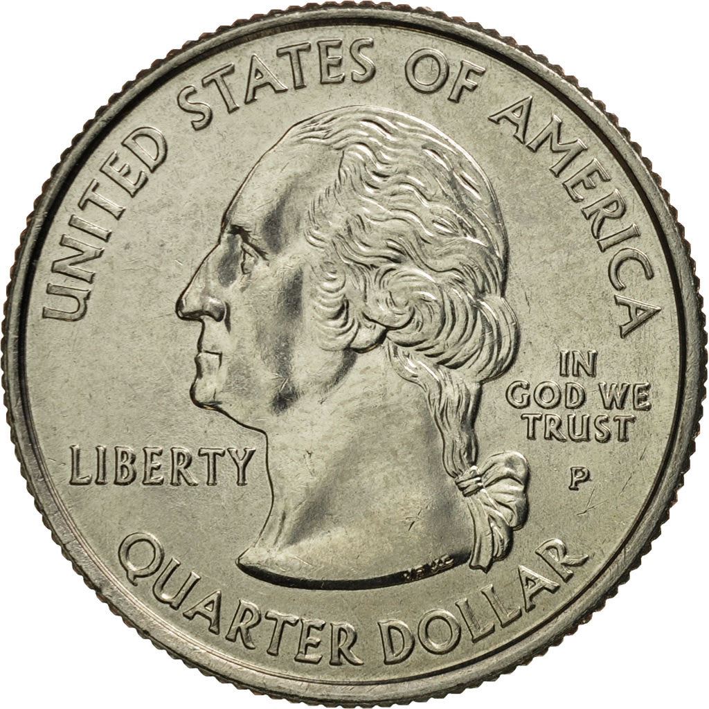 United States | 1/4 Dollar Coin | Maine | Km:345 | 2003
