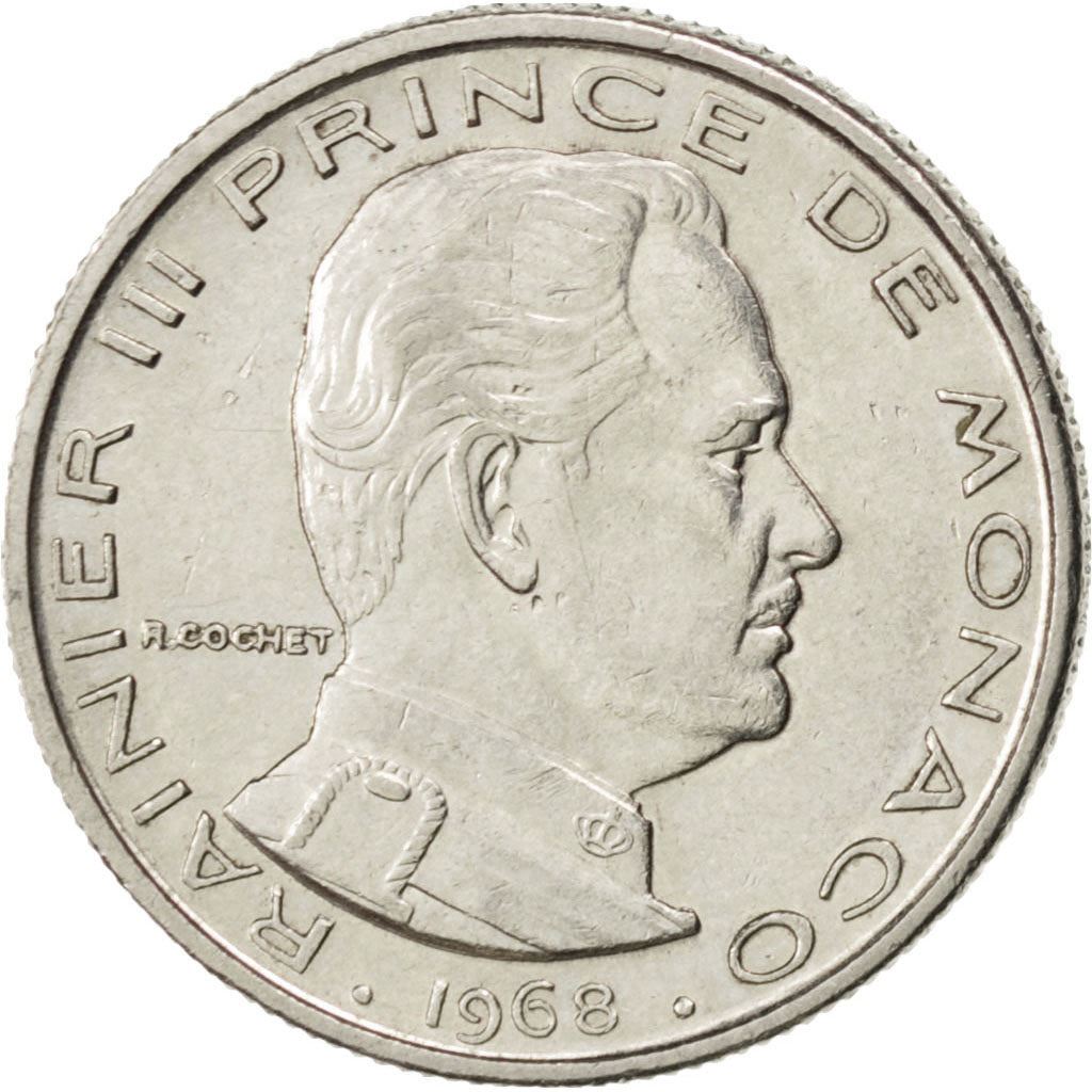 Monaco | 1/2 Franc Coin | Rainier III | Km:145 | 1965 - 1995