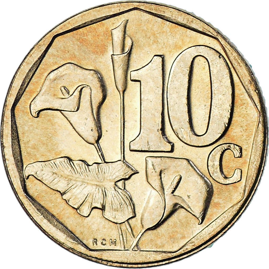 South Africa 10 Cents Coin | English Legend - SOUTH AFRICA | KM224 | 2000 - 2001