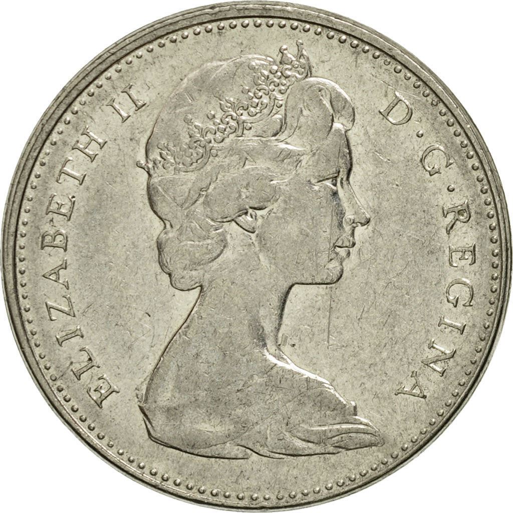Canada | 5 Cents Coin | Nickel | 2nd portrait | KM:60.1 | 1965-1978