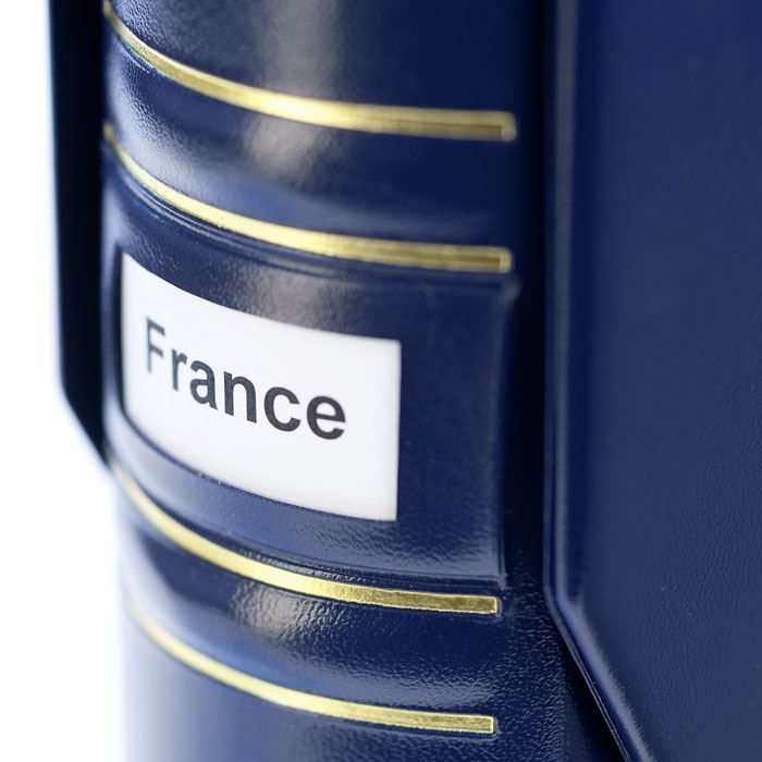 GRANDE SIGNUM Ring Binder with Slipcase | Slot for Labels | Coin and Banknote Album | Up to 60 Sheet Capacity | 3 Color Options
