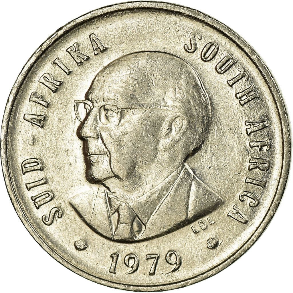 South Africa 5 Cents Coin | Nicolaas J. Diederichs | KM100 | 1979