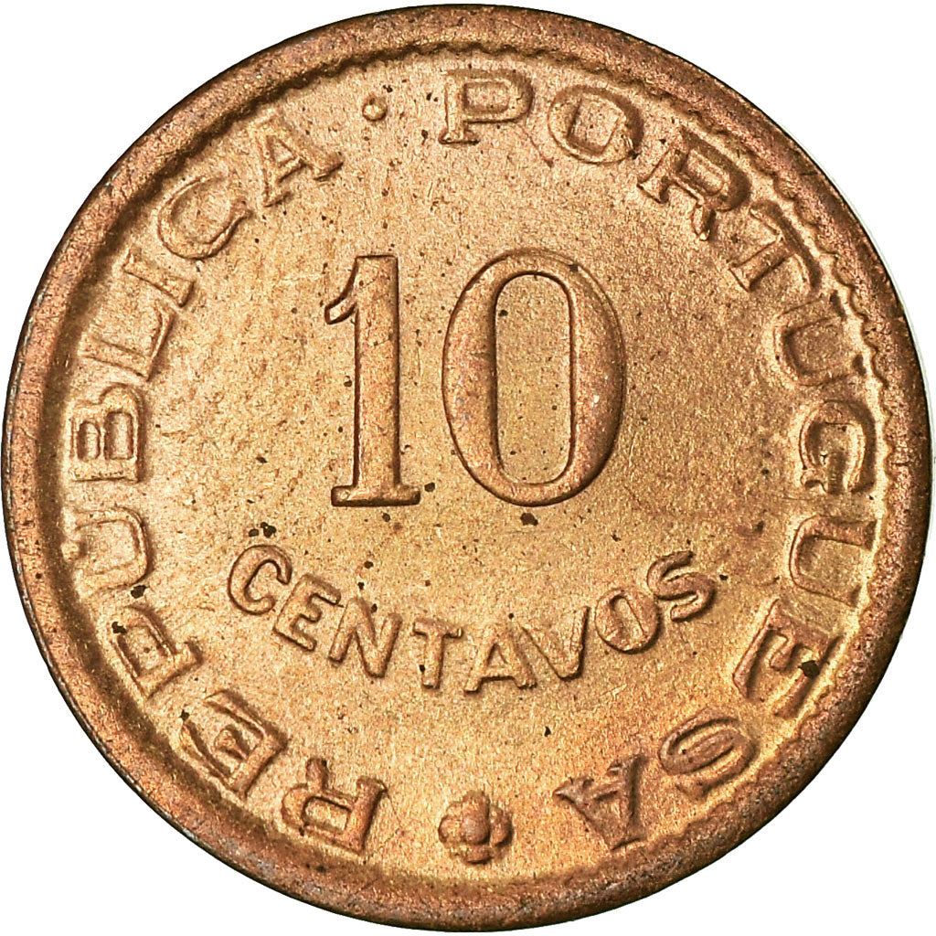 Mozambique 10 Centavos Coin | Military Order Of Christ | KM83 | 1960 - 1961