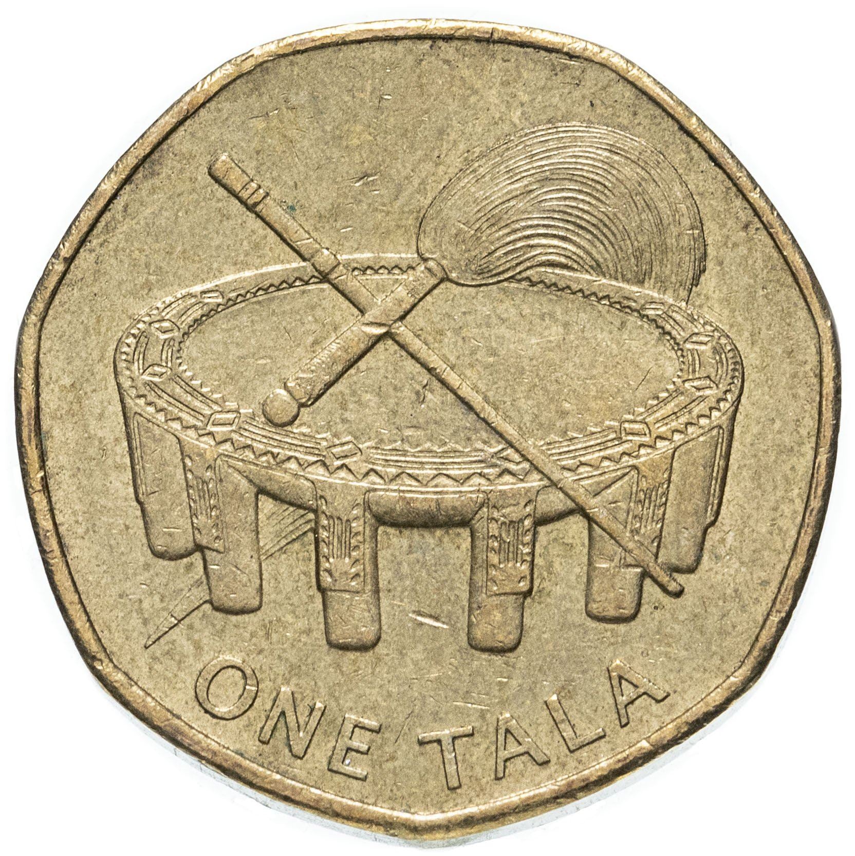 Samoa | 1 Tala Coin | Tui Atua Tupua Tamasese Efi | Kava Bowl | KM:171 | 2011 - 2015