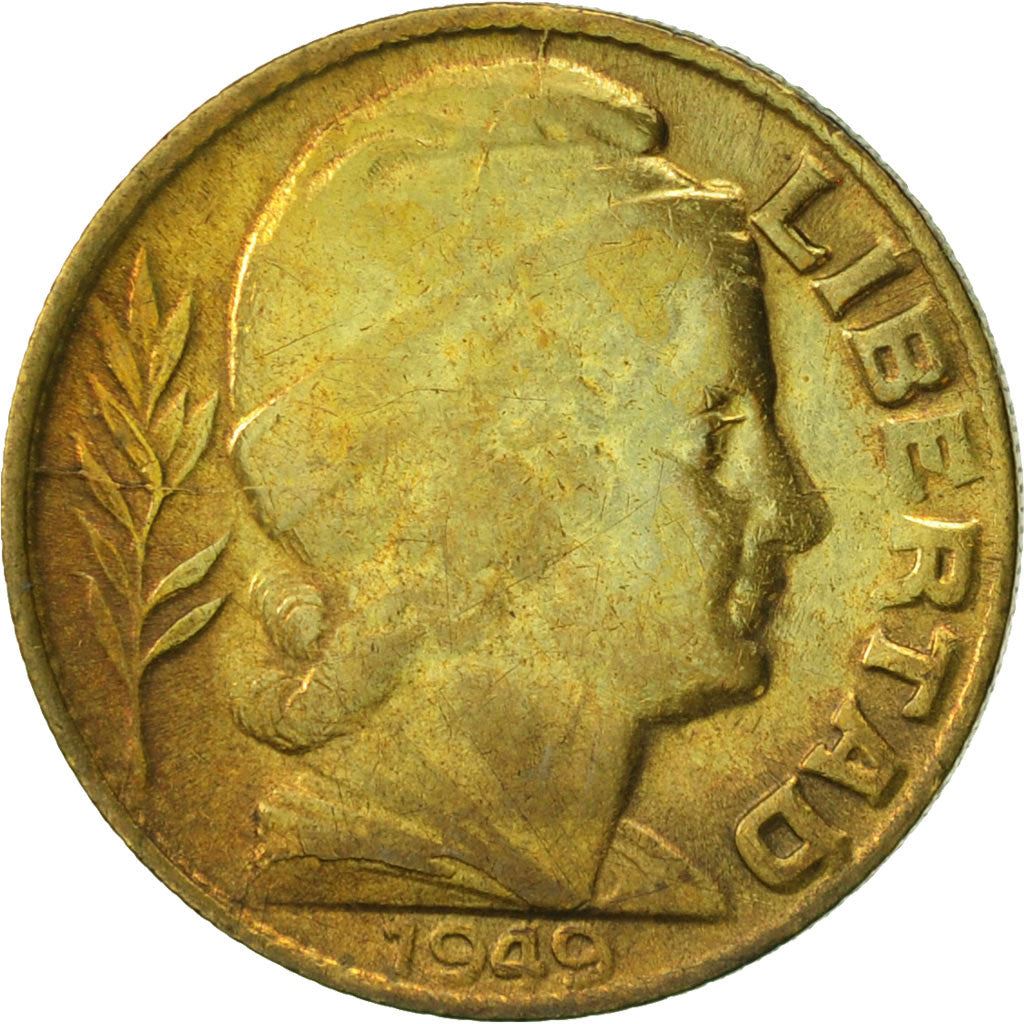 Argentina | 5 Centavos Coin | Aluminium Bronze | Phrygian Cap | Km:40 | 1942 - 1950