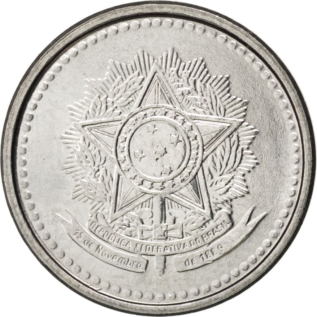 Монета Бразилии 5 сентаво KM601 1986 - 1988