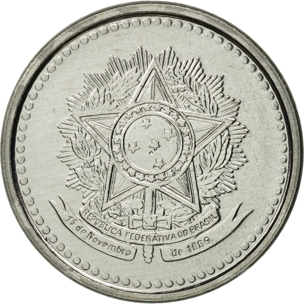Монета Бразилии 5 сентаво KM601 1986 - 1988
