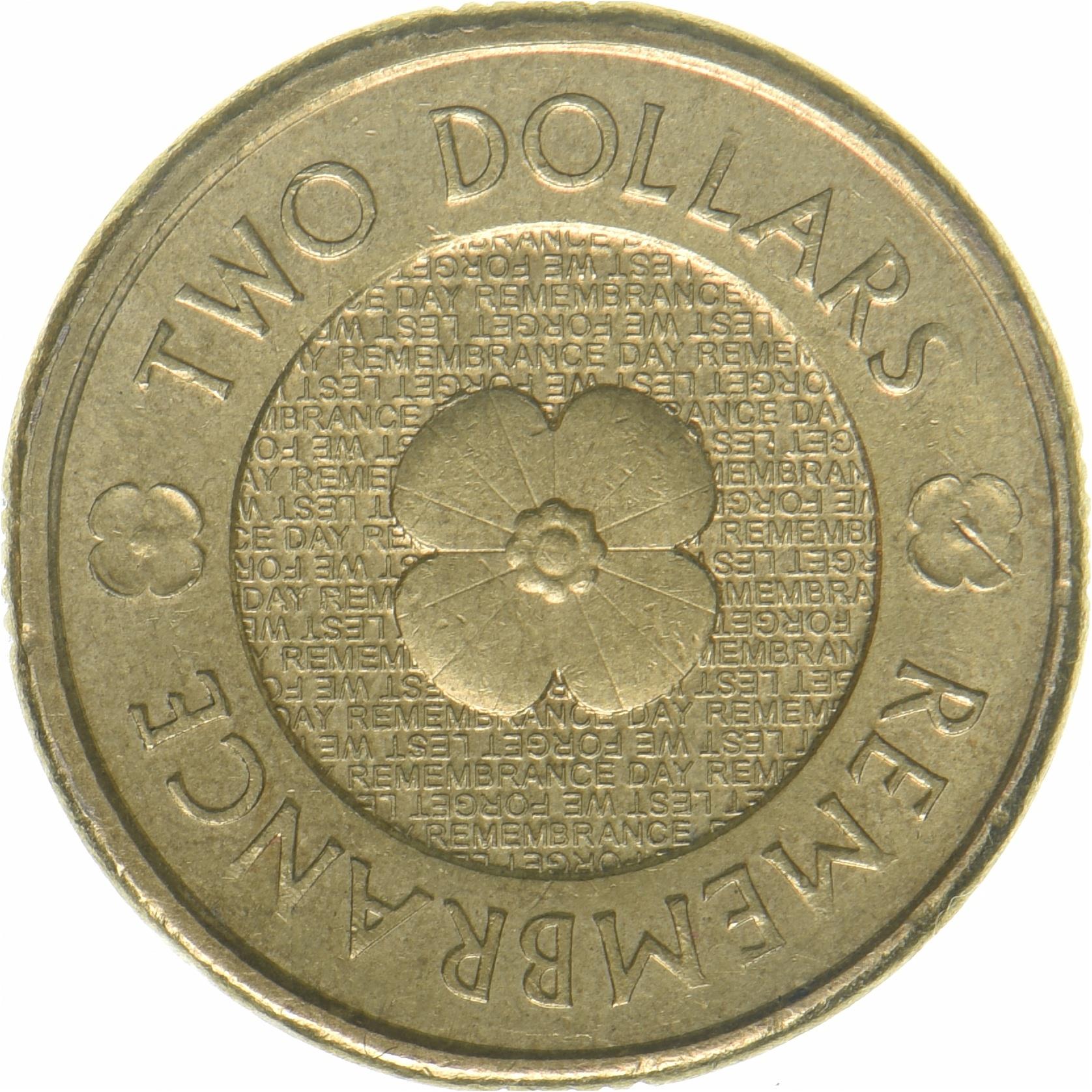 澳大利亚| 2美元硬币| 纪念日| KM:2007 | 2012 - 2018