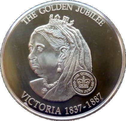 Eastern Caribbean States 1 Dollar Coin | Queen Elizabeth II | Queen Victoria | KM46 | 2002