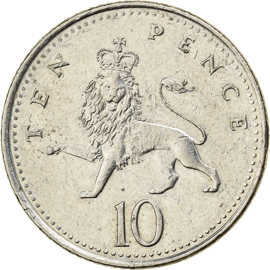 United Kingdom | 10 Pence Coin | Elizabeth II | Km:938B | 1992 - 1997