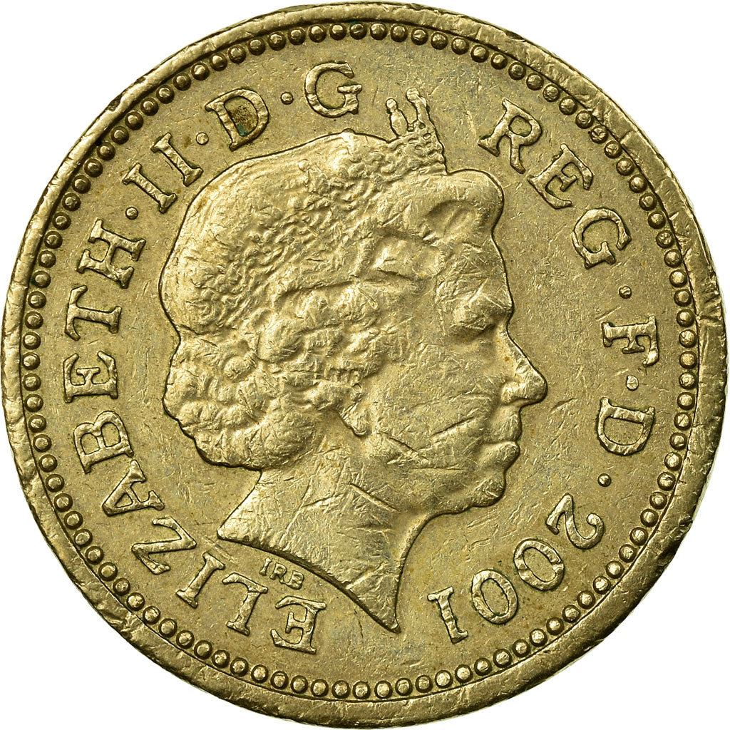 United Kingdom | 1 Pound Coin | Celtic Cross | Km:1013 | 2001