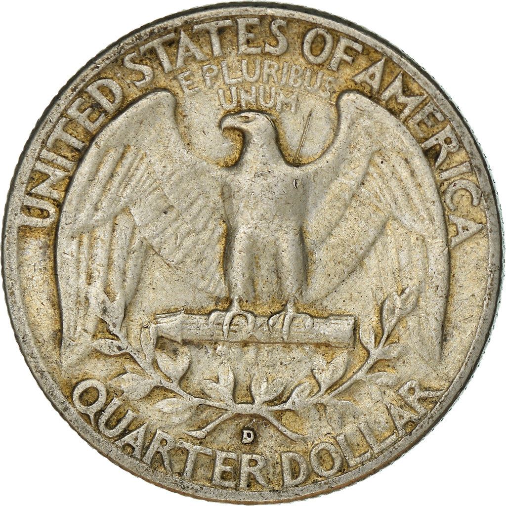 アメリカ合衆国 | 1/4ドル硬貨 | ジョージ・ワシントン | KM:164 | 1932年 - 1964年