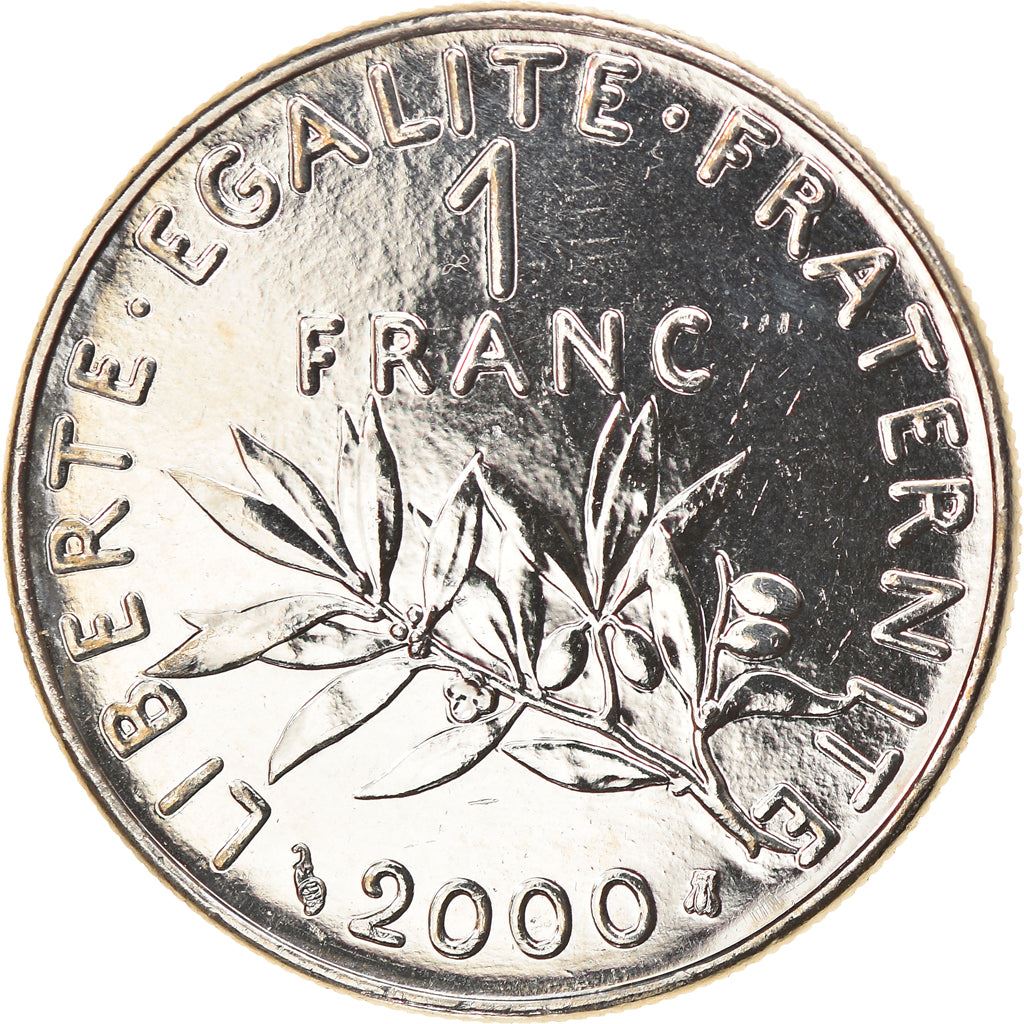 French 1 Franc Coin | Signature D'AP. O.ROTY | proof | KM925.2 | France | 1991 - 2001