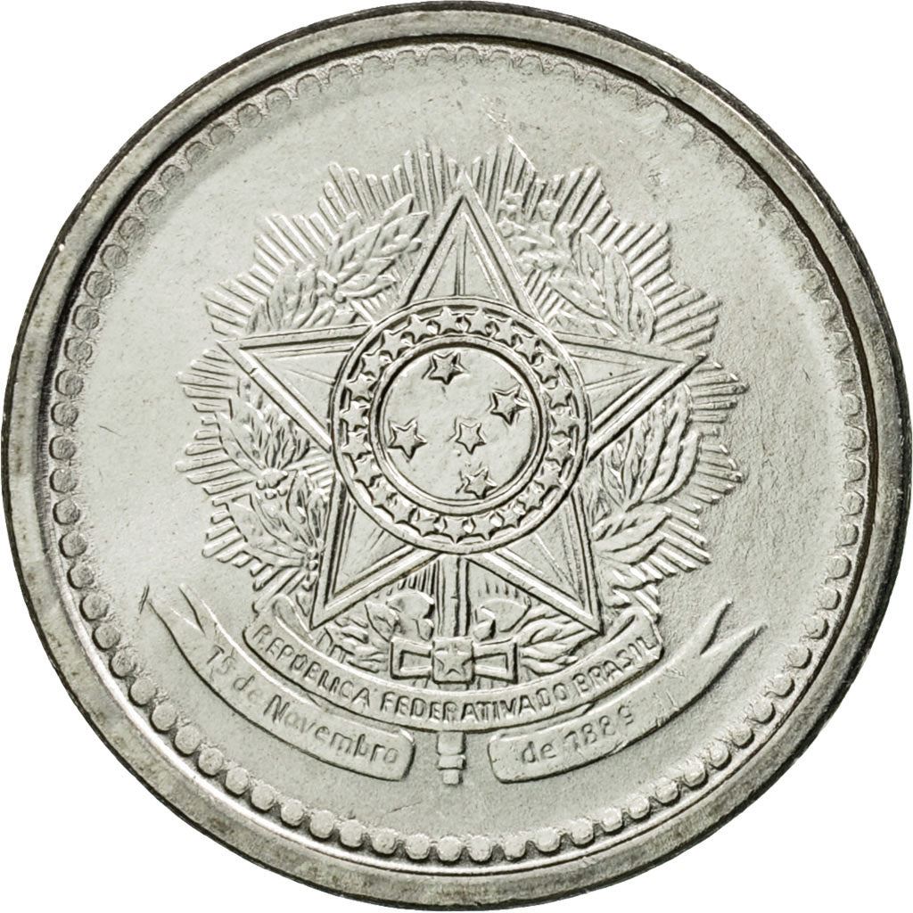 Moneta Brasile 10 Centavos KM602 1986 - 1988