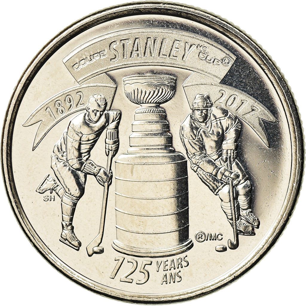 Canada | 25 Cents Coin | Stanley Cup | Km:2299 | 2017