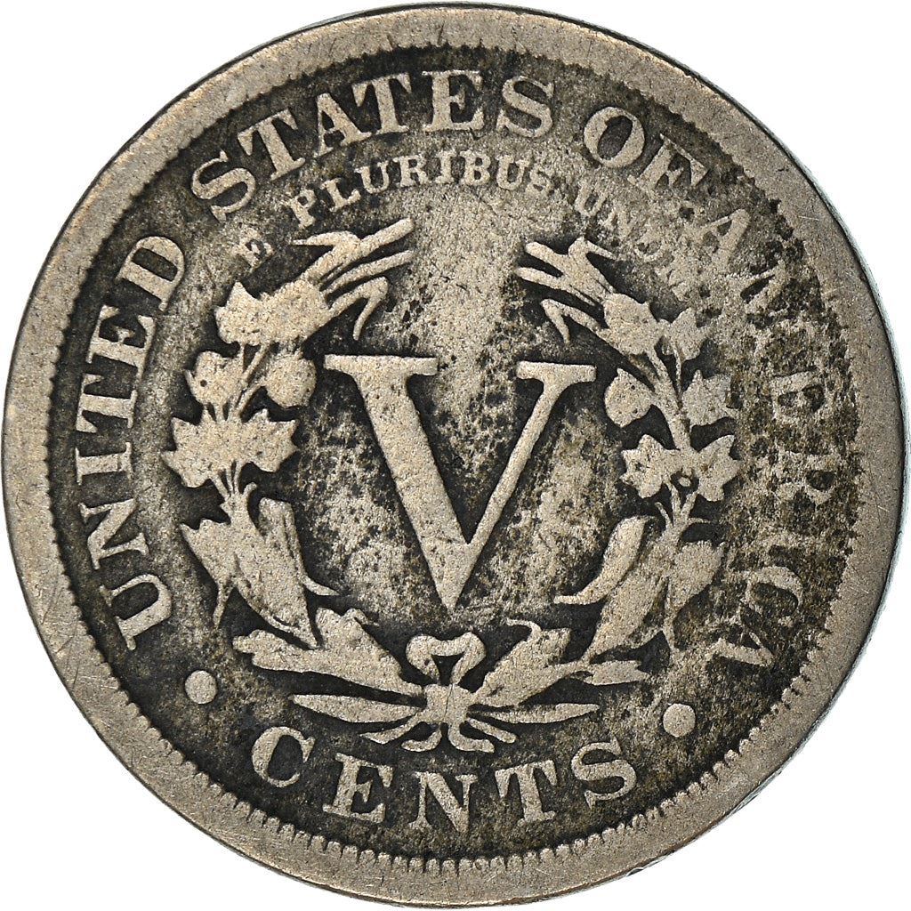 United States | 5 Cents Coin | Liberty | Roman Numeral | KM112 | 1883 - 1913