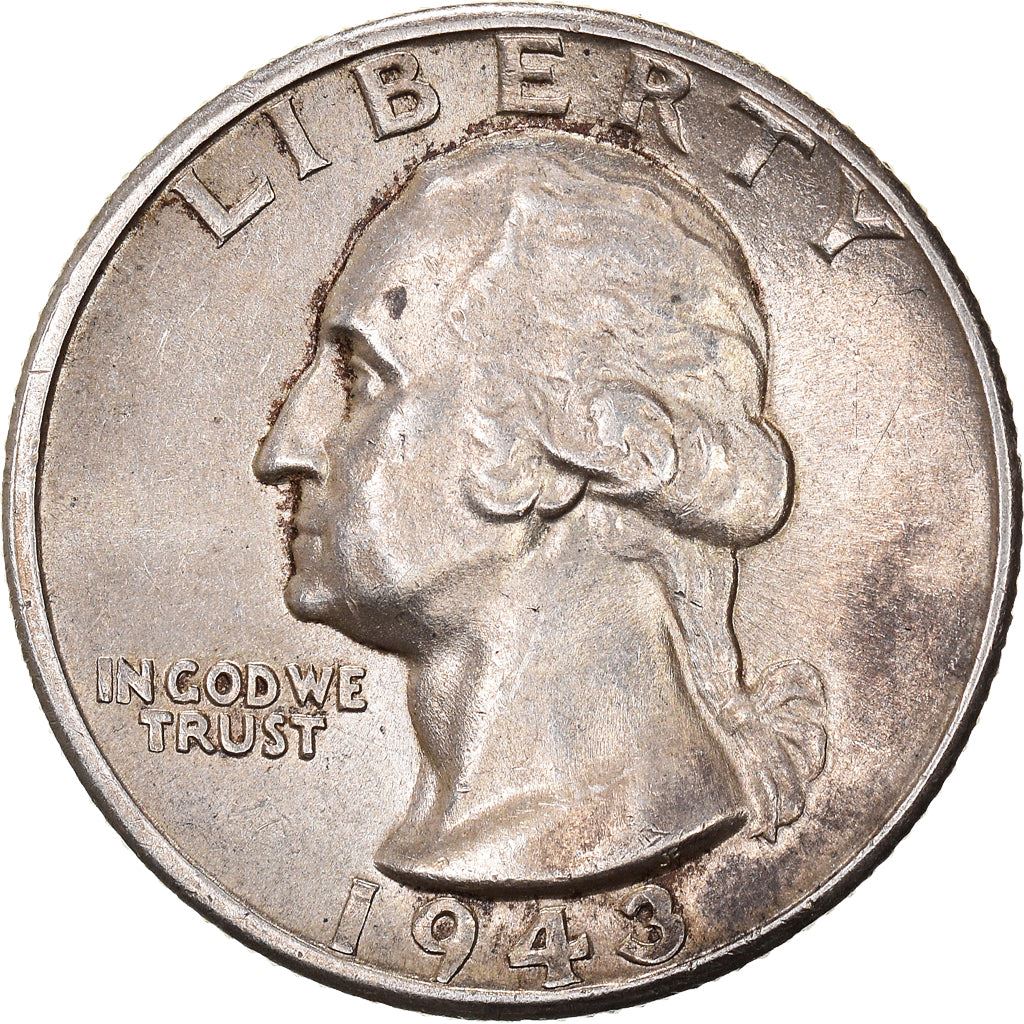 アメリカ合衆国 | 1/4ドル硬貨 | ジョージ・ワシントン | KM:164 | 1932年 - 1964年