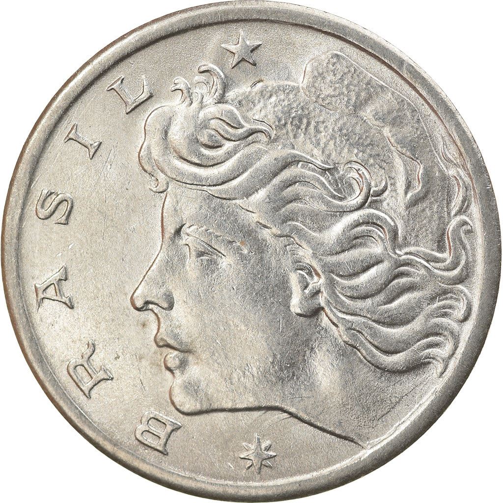 Brazil | 5 Centavos Coin | Effigie | Km:577.1 | 1969 - 1975
