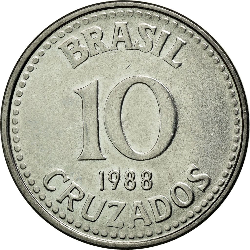 Brasil | 10 Cruzados Mynt | KM607 | 1987 - 1988