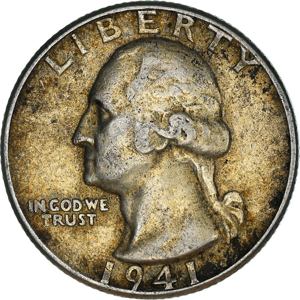 アメリカ合衆国 | 1/4ドル硬貨 | ジョージ・ワシントン | KM:164 | 1932年 - 1964年
