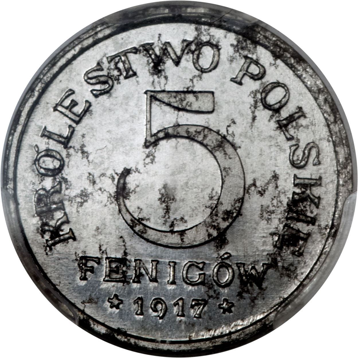 Poland | 5 Fenigow | Eagle | KM5 | 1917 - 1918