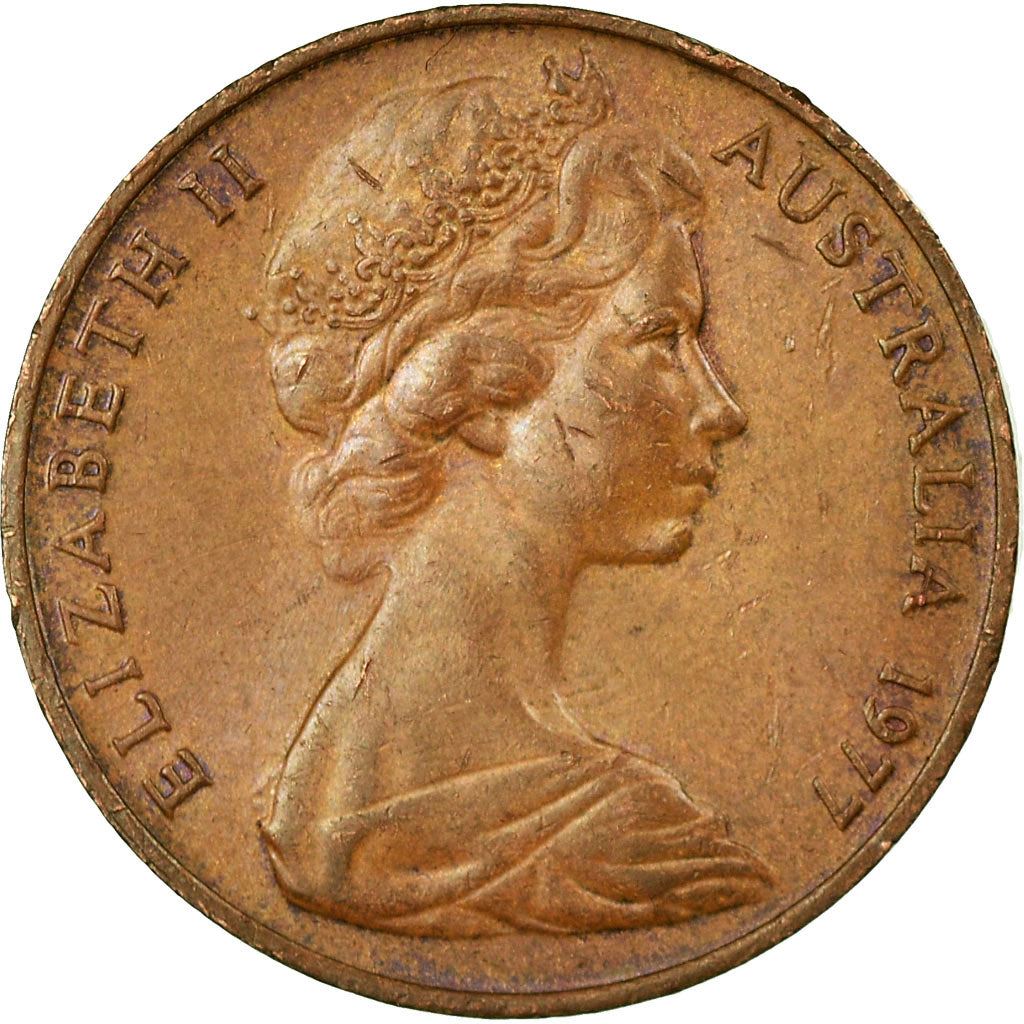 Australia | 2 Cents Coin | Frill-necked Lizard | Km:63 | 1966 - 1984