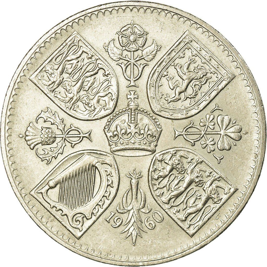 United Kingdom | 5 Shillings Coin | British Exhibition | KM:909 | 1960