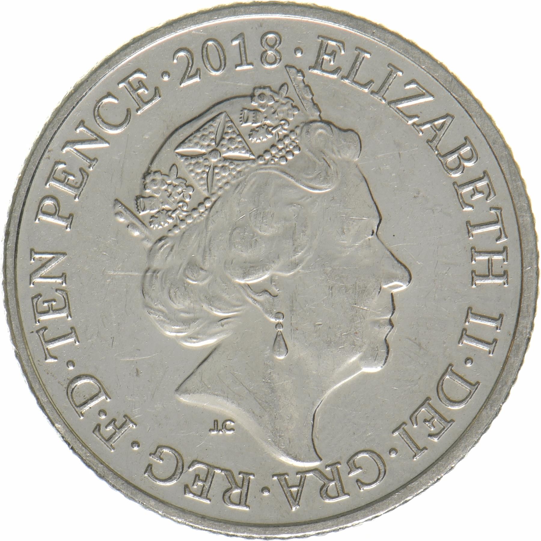 United Kingdom | 10 Pence Coin | James Bond | KM:1527 | 2018 - 2019