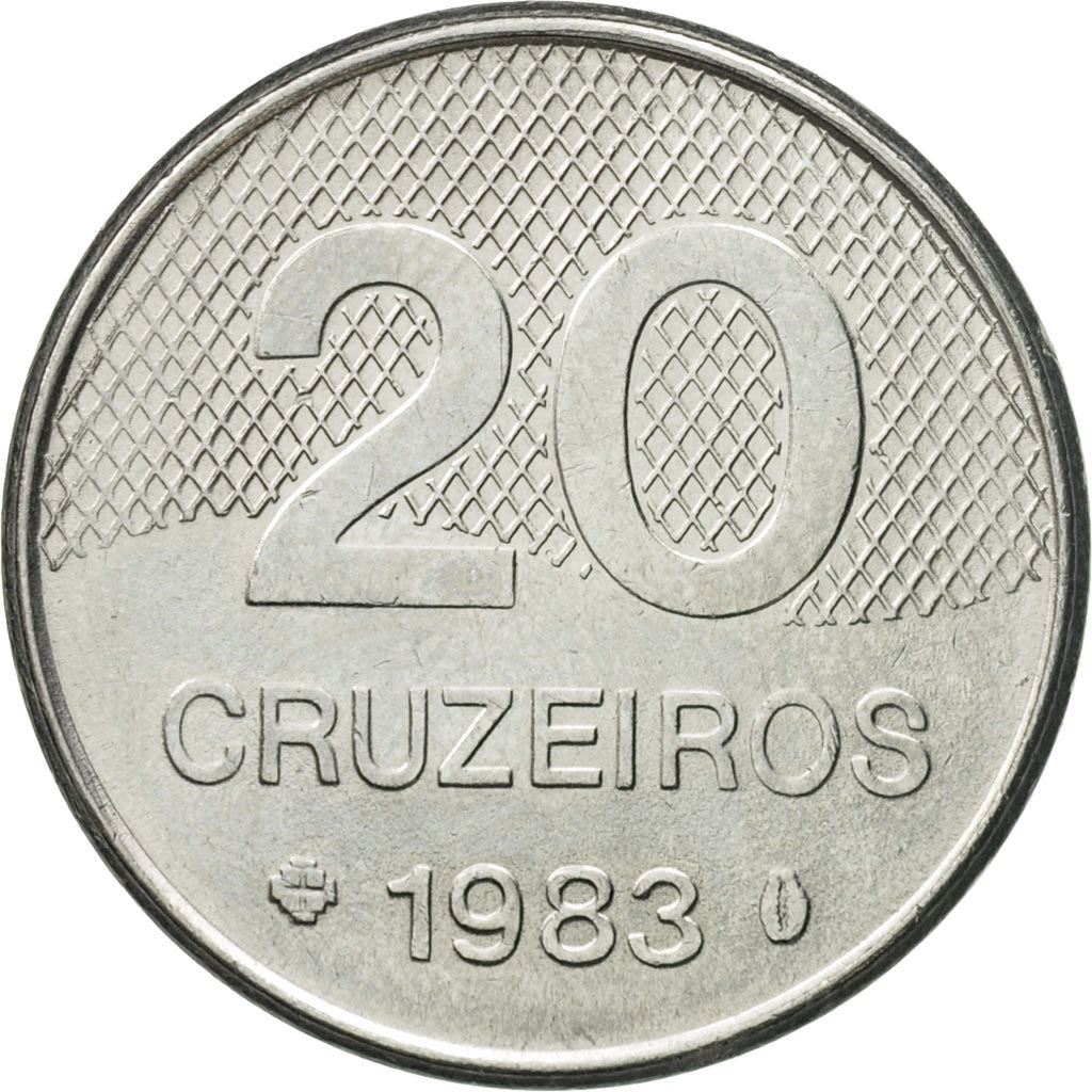 Brazil | 20 Cruzeiros Coin | Saint Francis Church | Km:593 | 1981 - 1984