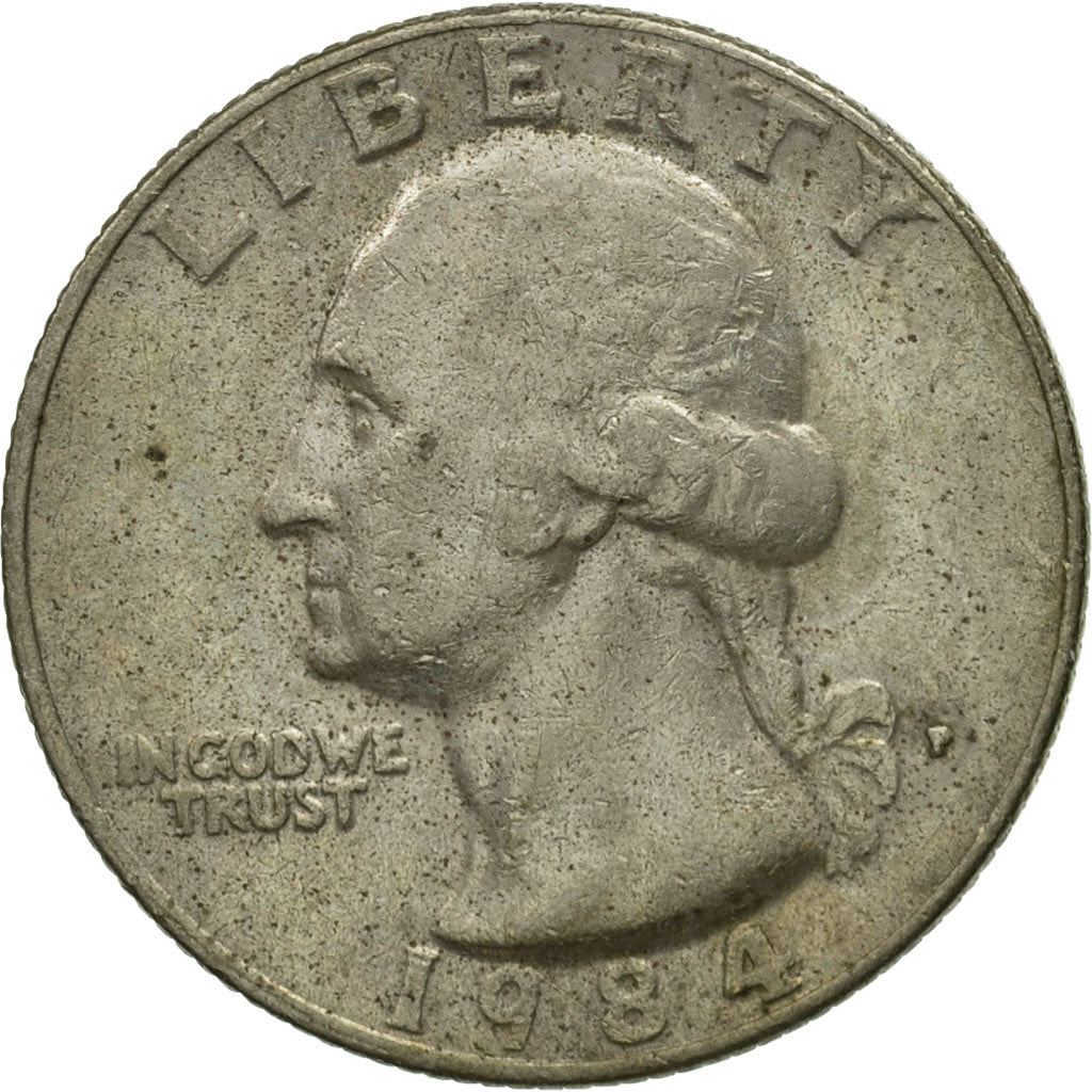 United States | 1/4 Dollar Coin | George Washington | Km:164A | 1965 - 1998